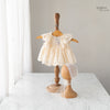 2pc Kumoto Cream Gown| Newborn | KM136