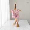 2pc Kumoto Pinkish Gown With Cap | Newborn | KM131