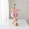 2pc Kumoto Pinkish Gown With Cap | Newborn | KM132