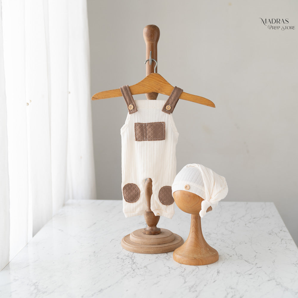 2pc Kumoto Romper With Cap | Newborn | KM138 : Baby Props