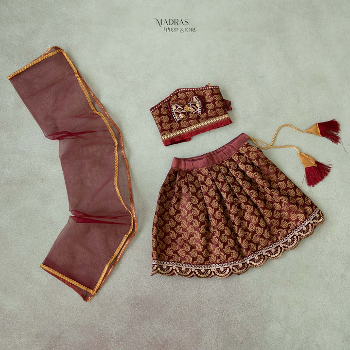 3pc Traditional Girl Outfit : Baby Outfits