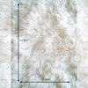 White Fur - Product Shoot Printed Backdrop - 3 by 3.5 feet / Fabric (Pre-Order)