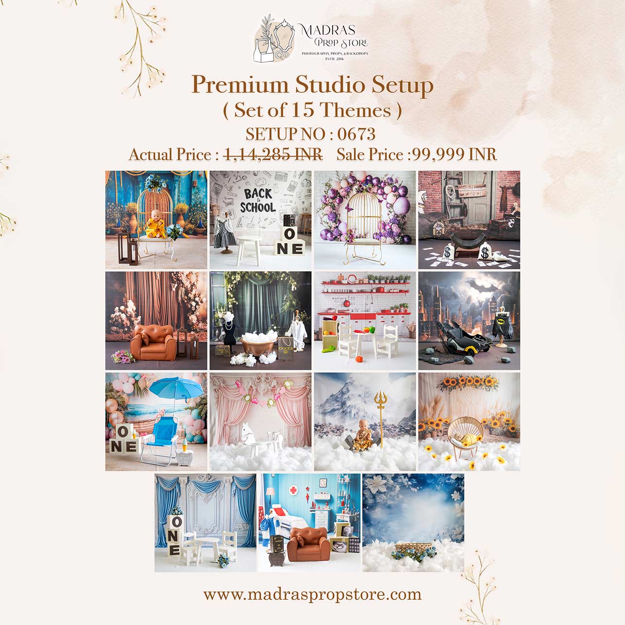 Setup - 0673 ( 15 Setups ) – Madras Prop Store