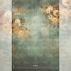 90s Floral - 8 by 12 feet - Backdrop - BLR-0001