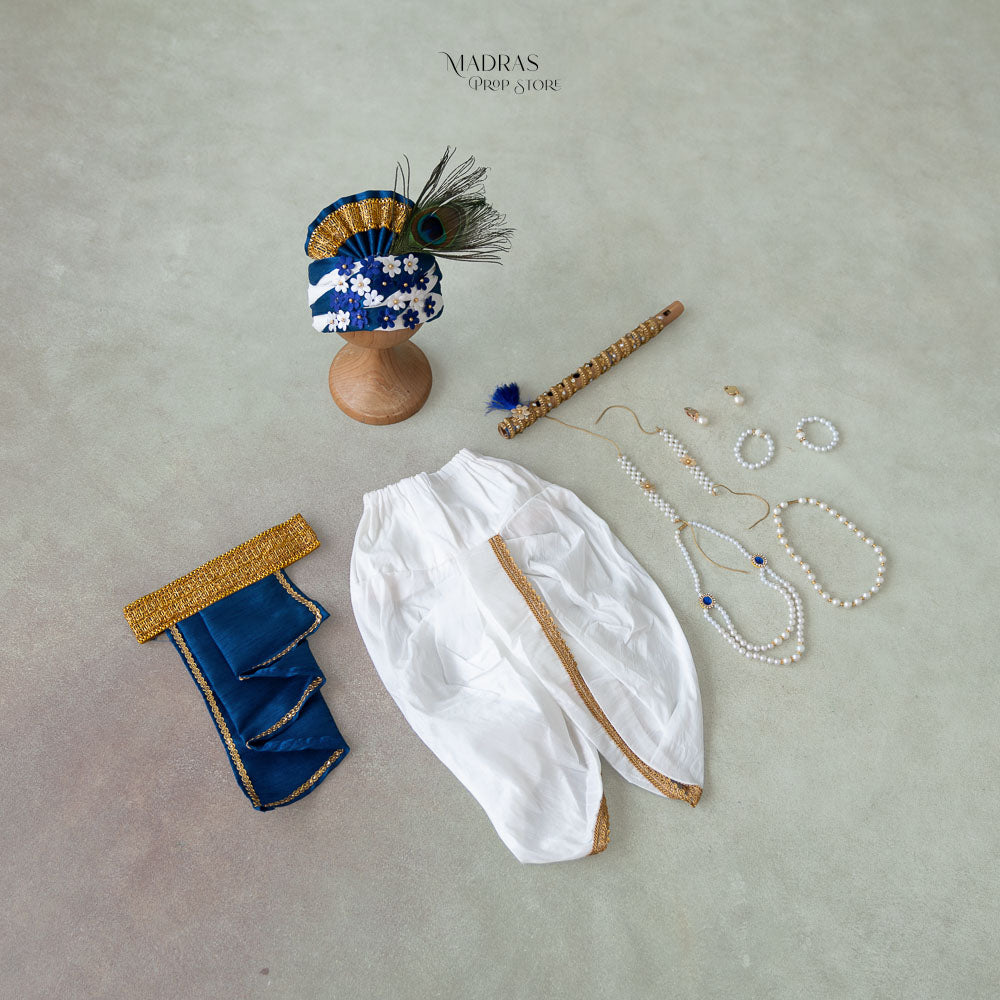 9 pcs Krishna Outfit - Blue : Baby Outfits