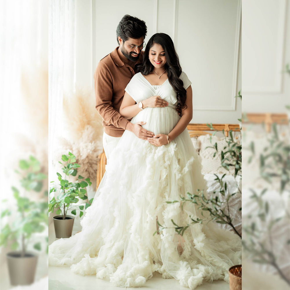 Adah Gown | Cream : Maternity Props