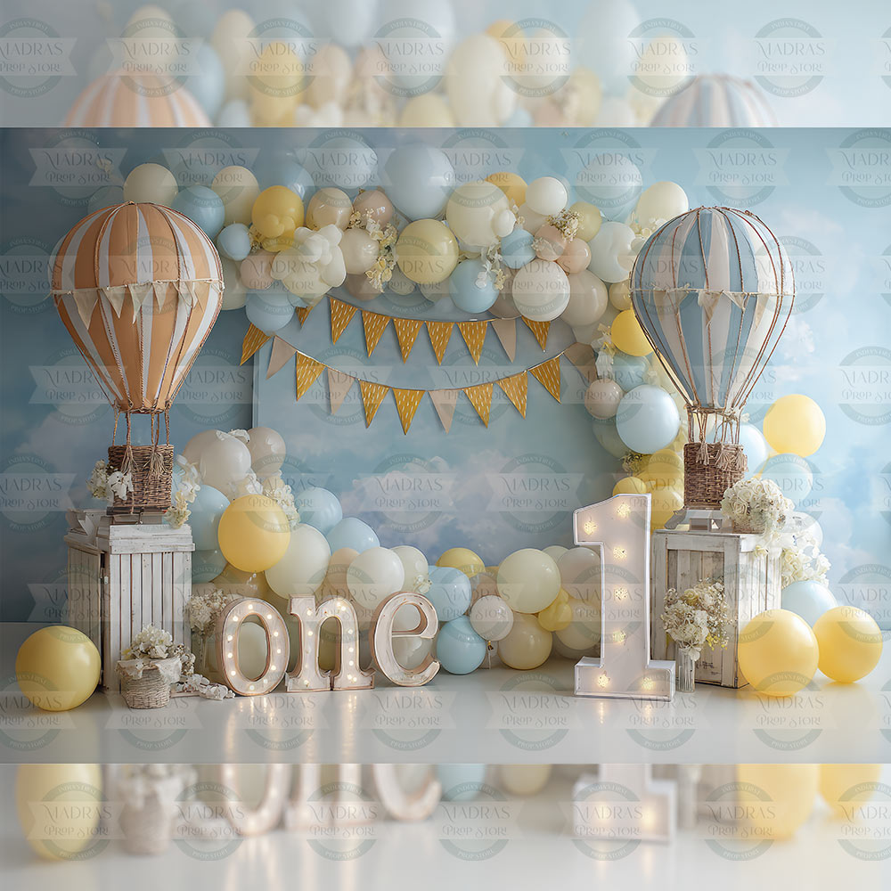 Adventure Begins at One : Baby Backdrops