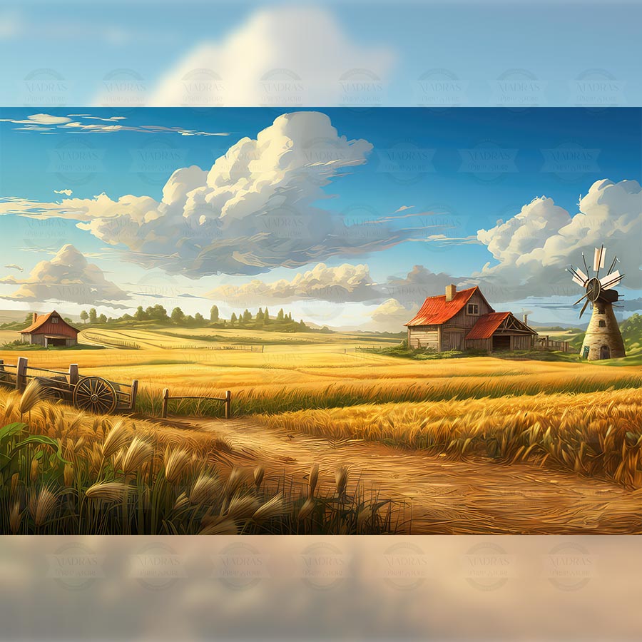 Agriculture - Baby Printed Backdrops