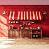 American Kitchen - Printed Backdrop - Fabric - 5 by 7 feet