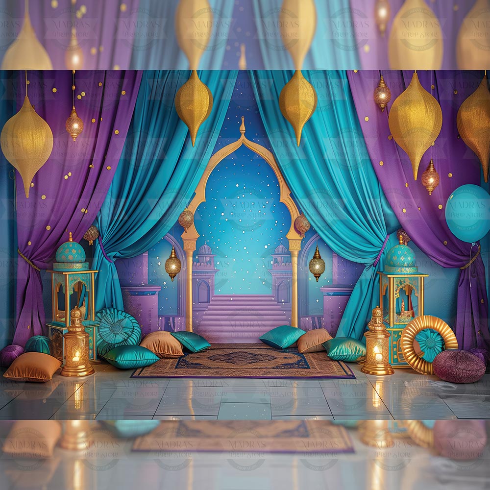 Arabian Backdrop - Printed Backdrop - Fabric - 5 by 7 feet – Madras ...