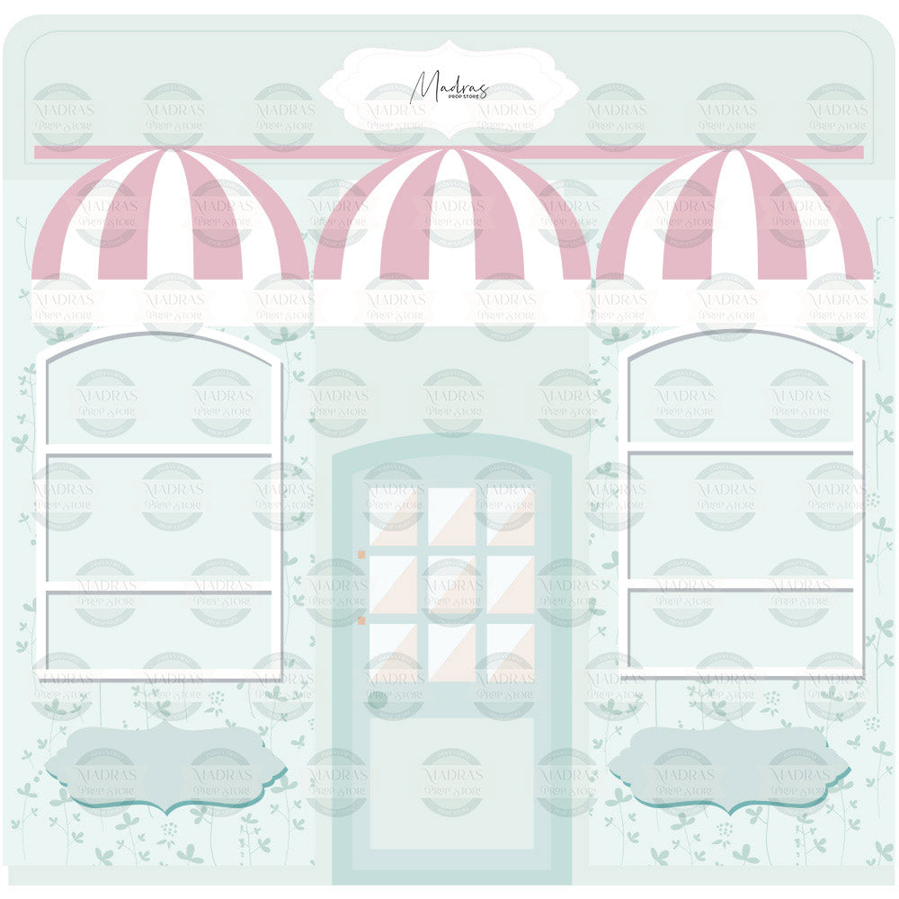 Bakery - Printed Backdrop - Fabric - 5 by 7 feet