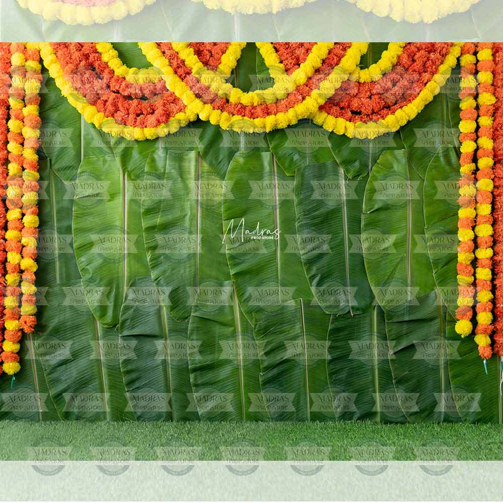 Banana Leaf Backdrop - Printed Backdrop 