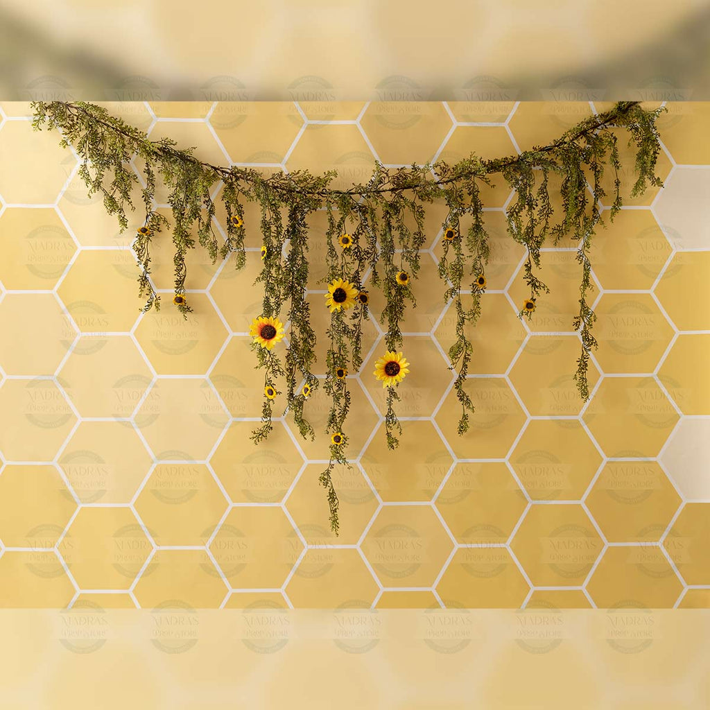 Beekeeper - Printed Backdrop - Fabric - 5 by 7 feet