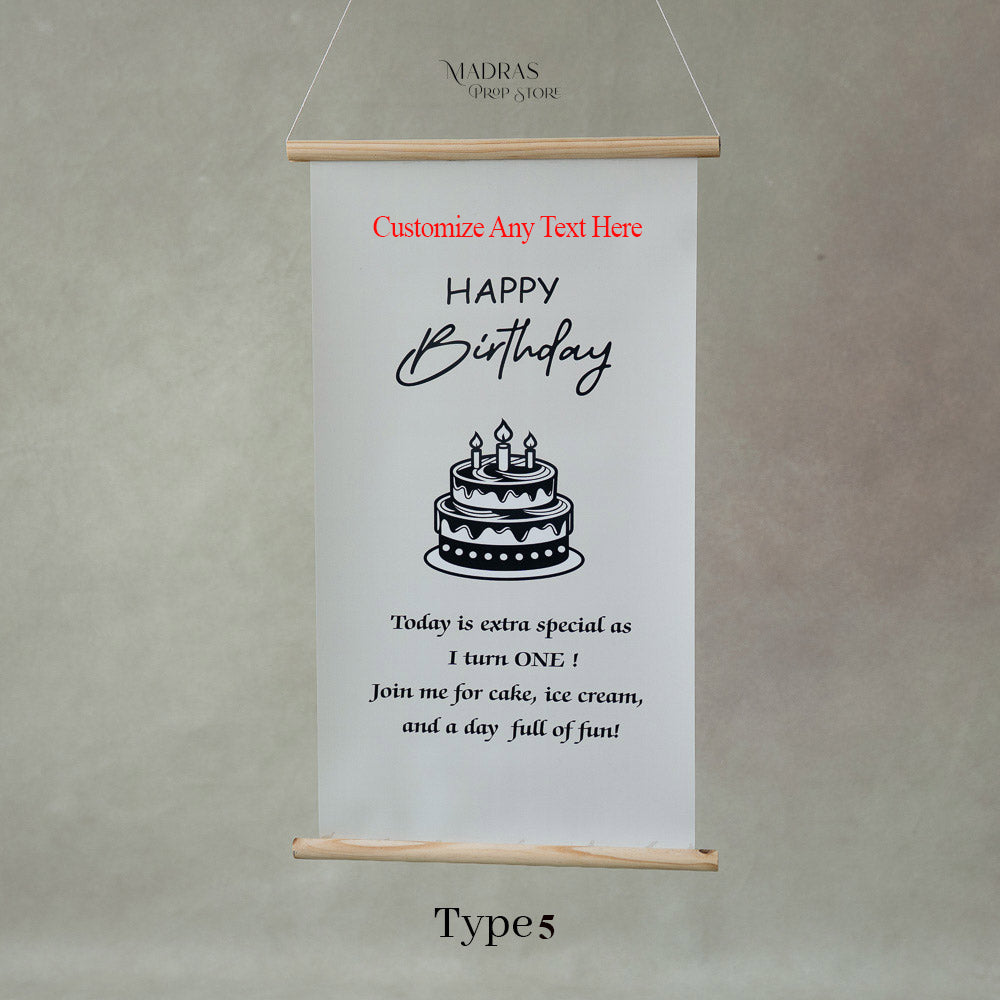 Birthday Banner | H = 22.5 inch, W = 13 inch
