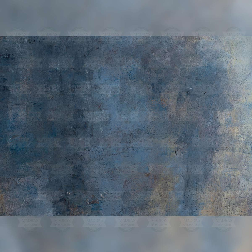 Blue Wall - Printed Backdrop - Fabric - 5 by 7 feet