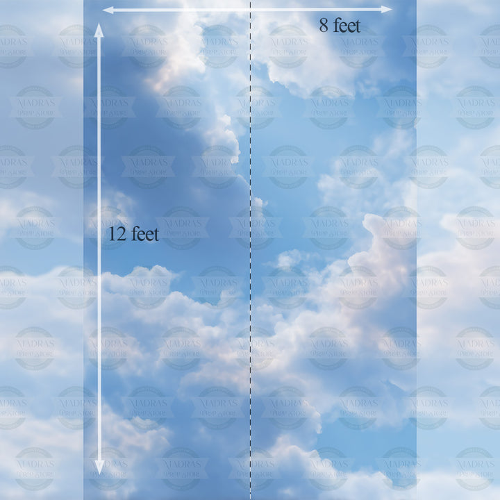 Blue Cloud : Maternity Backdrops