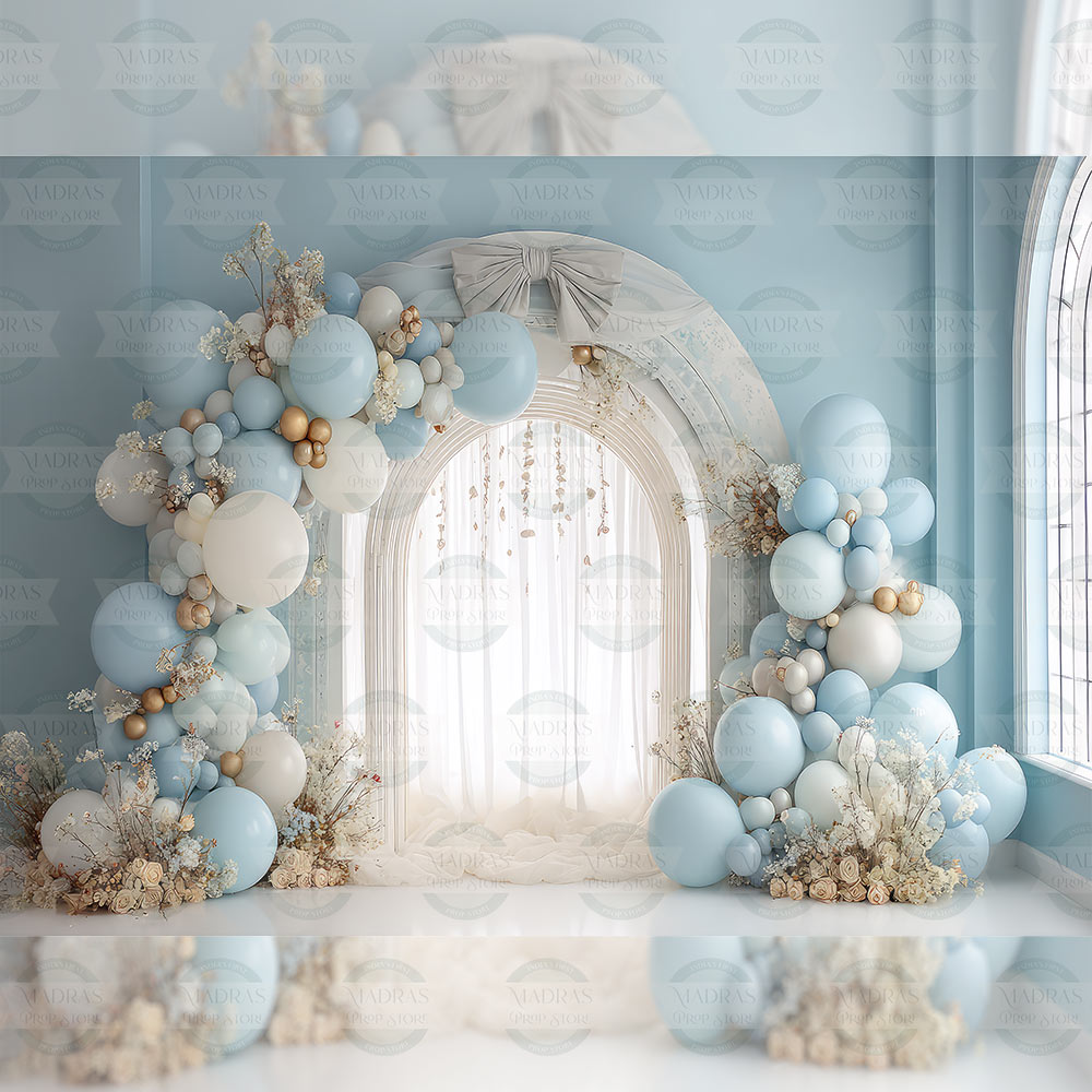 Blue Heaven : Baby Backdrop