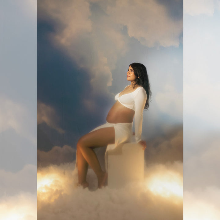 Blue Cloud : Maternity Backdrops