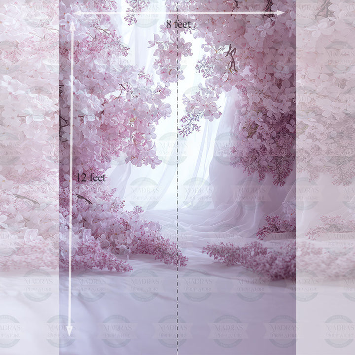 Blush Petal Haven : Maternity Backdrops