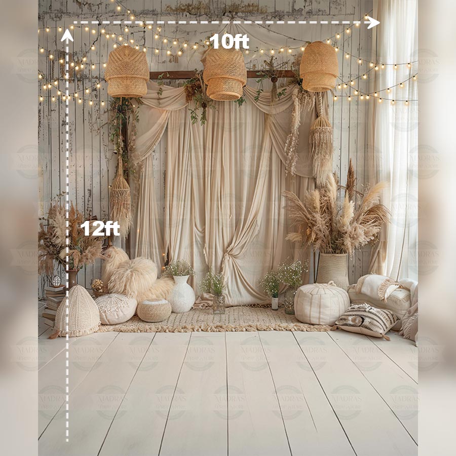 Boho Decor - Printed Backdrop