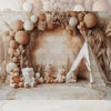 Boho Teddy - Baby Printed Backdrops