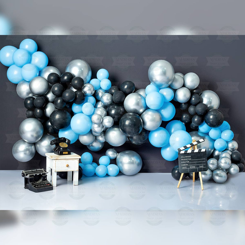 Boss Babe Balloons - Printed Backdrop - Fabric - 5 by 6 feet