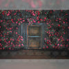 Bougainvillea Doorway - Printed Backdrop - Fabric - 5 by 7 feet