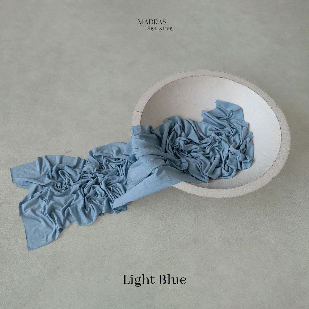 Budget Newborn Wrap (Light Blue) : Baby Props