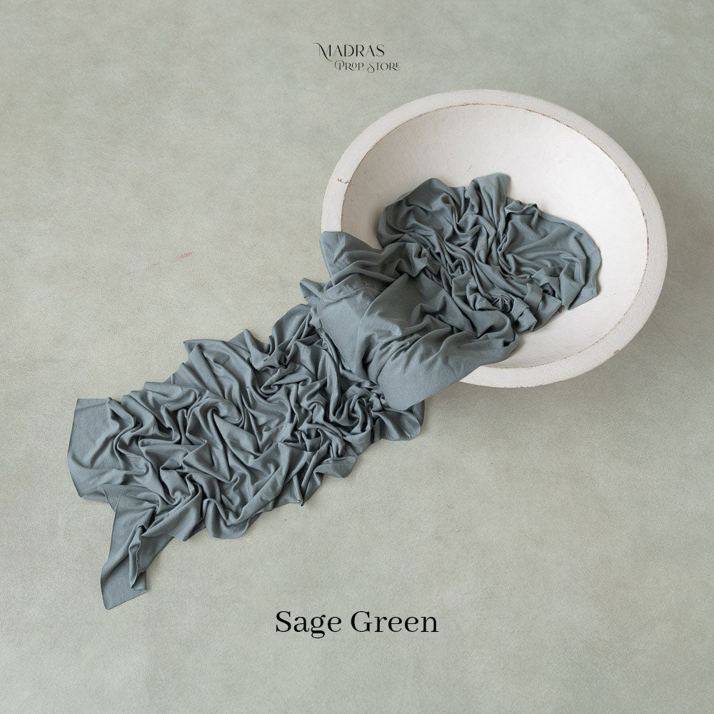 Budget Newborn Wrap (Sage Green) : Baby Props