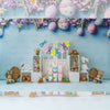 Bunny Hideout - Printed Backdrop - Fabric - 5 by 8 feet