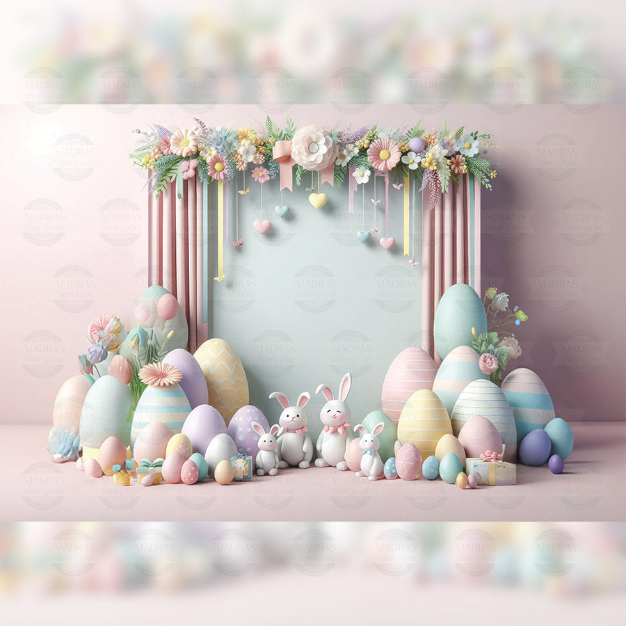 Bunny Retreat - Baby Printed Backdrops