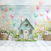 Bunny's Hop - Printed Backdrop - Fabric - 5 by 7 feet