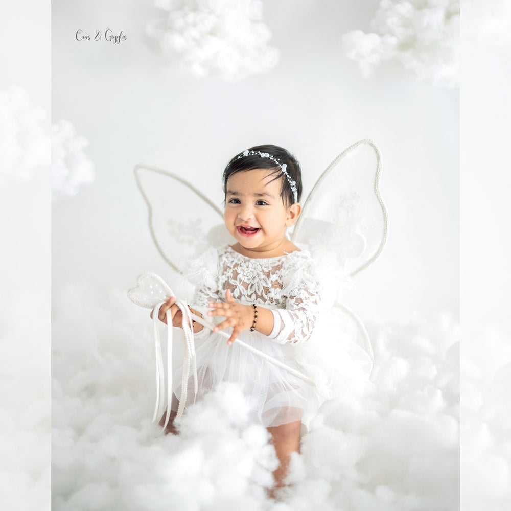 Butterfly Wings With Wand : Baby Props