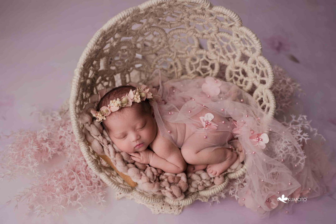 Designer Floral Wrap : Baby Props