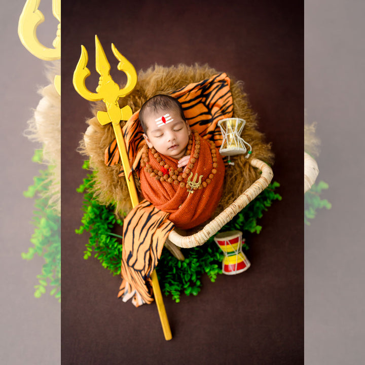 Choco Brown - Baby Printed Backdrop