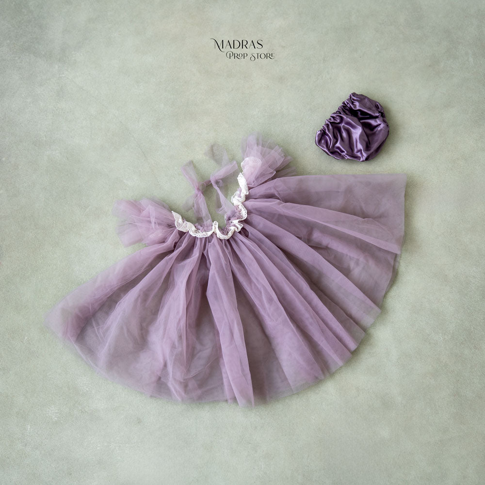 Cake Smash Gown ( Dainty Pink ) | 1 Year : Baby Props