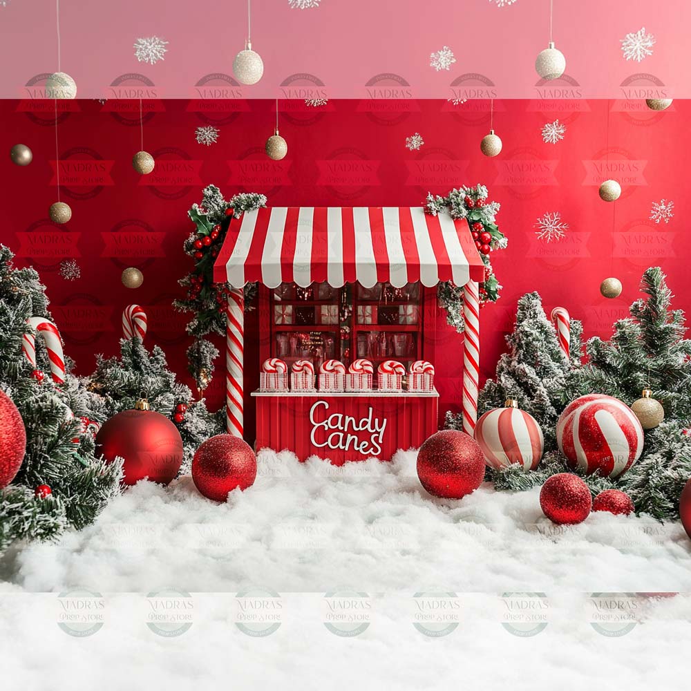 Candy Canes : Baby Backdrops