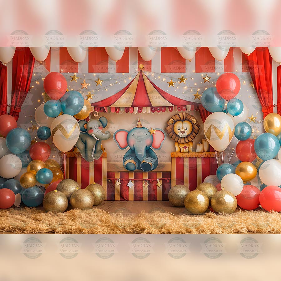 Carnival Frenzy  -  Baby Printed Backdrops