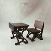 Carving School Bench And Desk - 2 pc Set