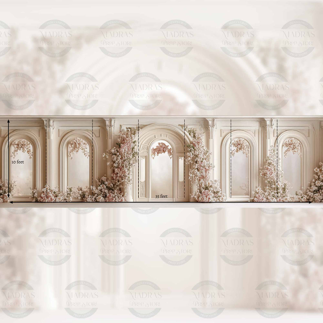 Church Wedding : Event Backdrop