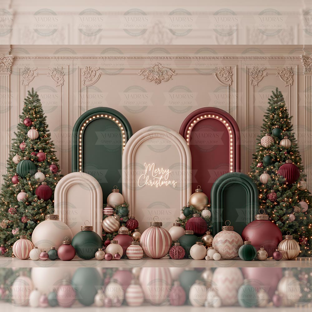 Christmas Arch : Baby Printed Backdrops