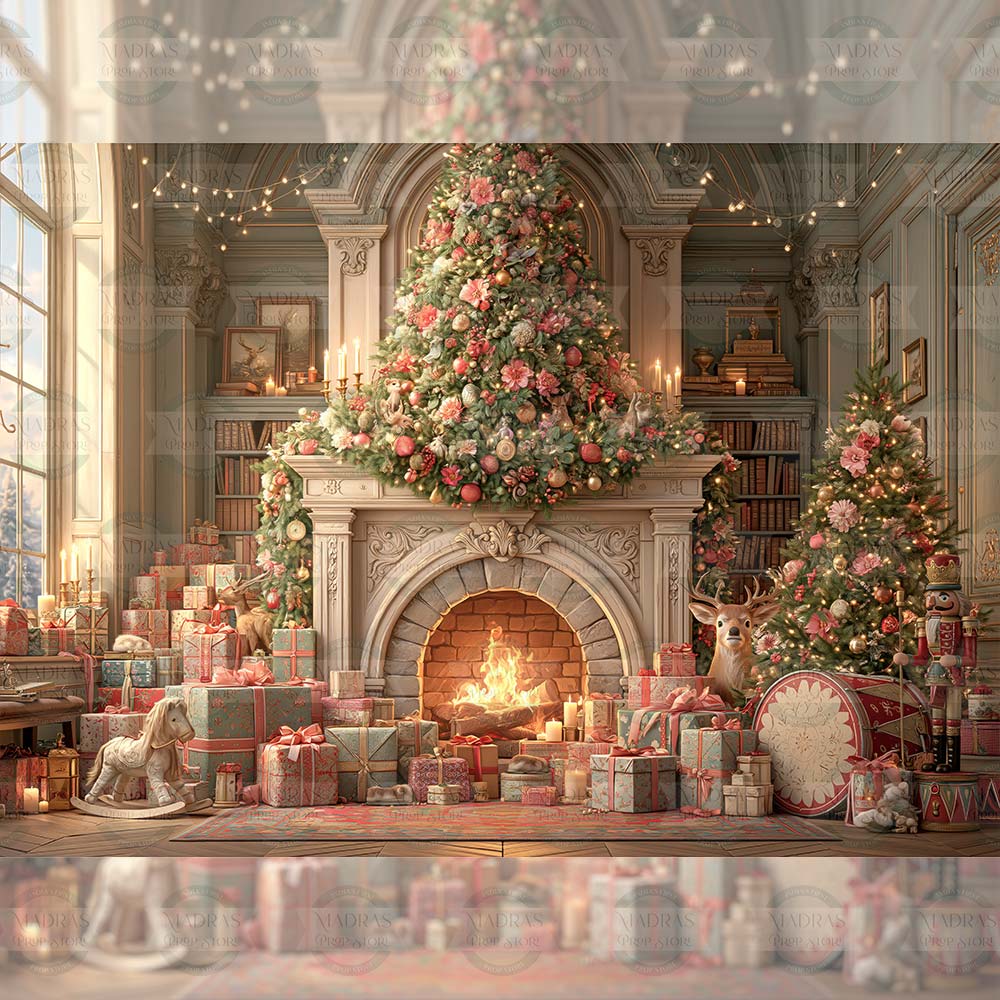 Christmas Cottage : Baby Backdrops