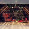 Christmas Eve - Printed Backdrop - Fabric - 5 by 7 feet