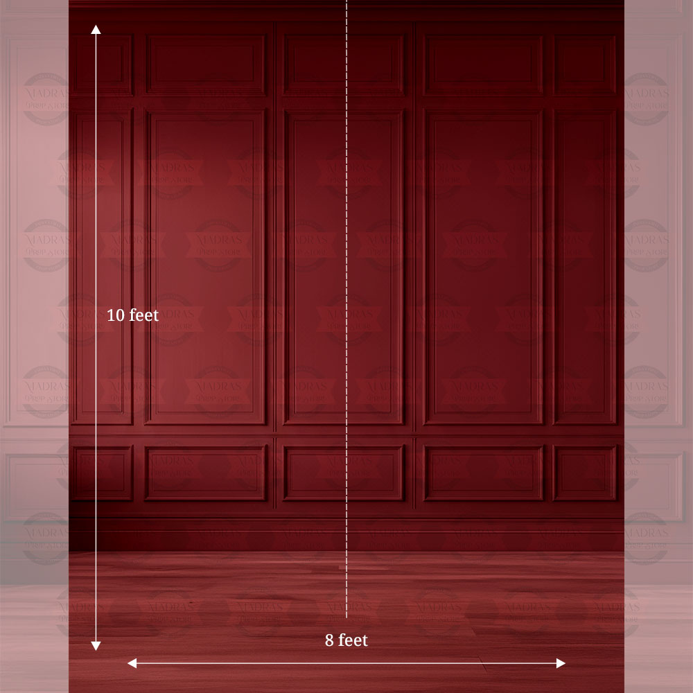 Classic Crimson Wall : Maternity Backdrops