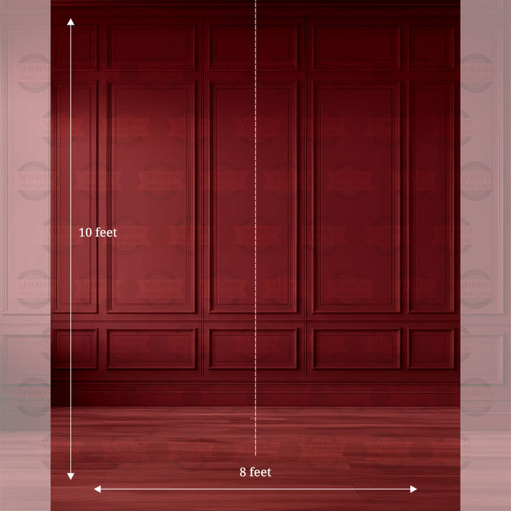 Classic Crimson Wall : Maternity Backdrops