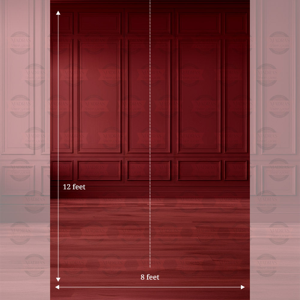 Classic Crimson Wall : Maternity Backdrops