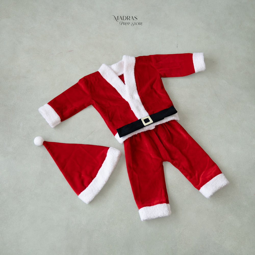 Classic Santa Baby Suit With Cap : Baby Outfits