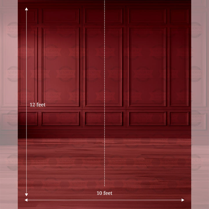 Classic Crimson Wall : Maternity Backdrops