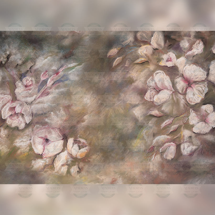 Clauren Floral - Printed Backdrop - Fabric