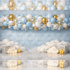 Cloud Party - Printed Backdrop - Fabric - 5 by 7 feet